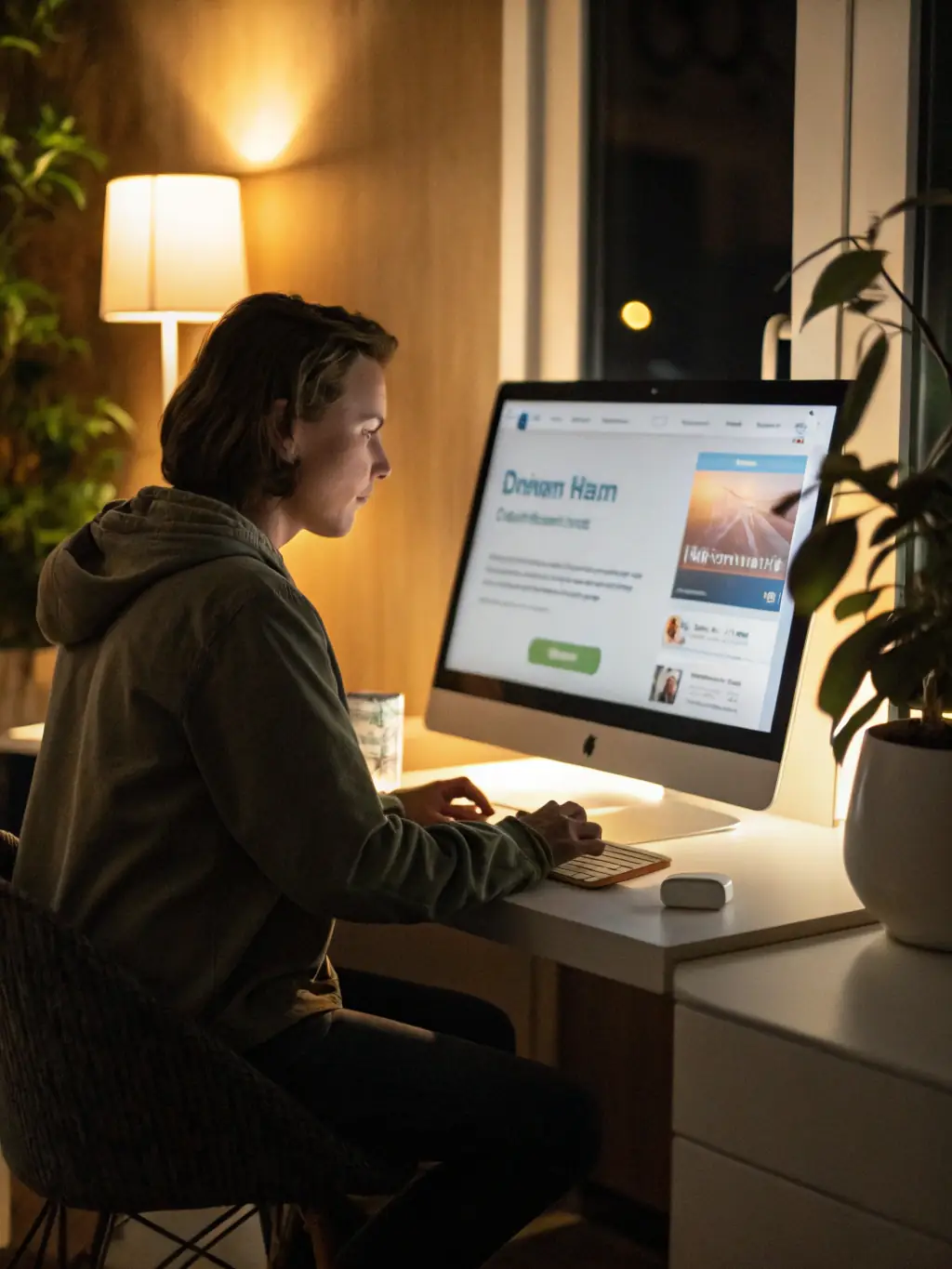 A person making a donation online via a secure platform, emphasizing the ease and impact of financial contributions.